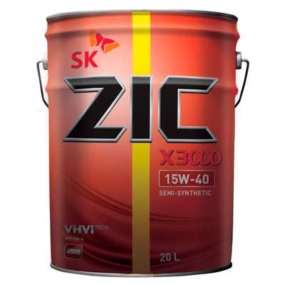 Ulei de motor ZIC X3000 15W-40 20L