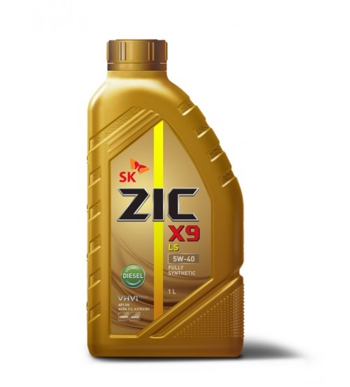 Ulei de motor ZIC X9 LS 5W-40 Diesel 1L Fully Synthetic