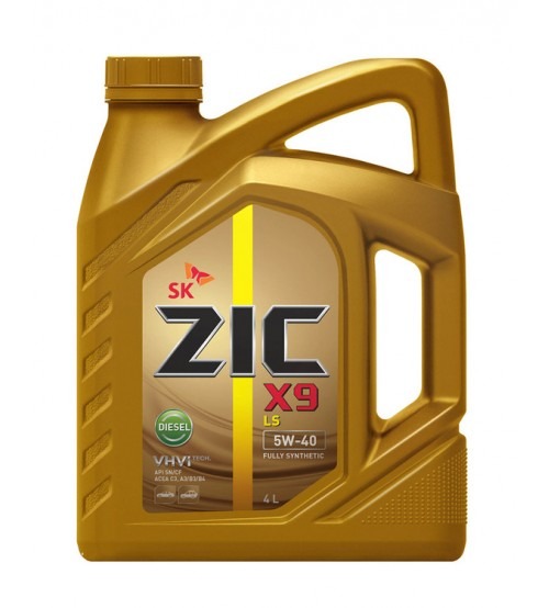Ulei de motor ZIC X9 LS 5W-40 Diesel 4L Fully Synthetic
