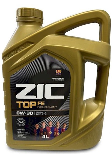 Масло моторное ZIC TOP FE 0W-30 4L Fully Synthetic