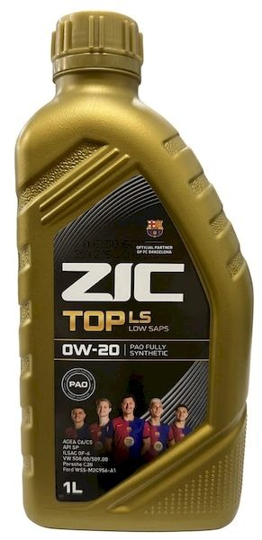 Масло моторное ZIC TOP LS 0W-20 1L Fully Synthetic