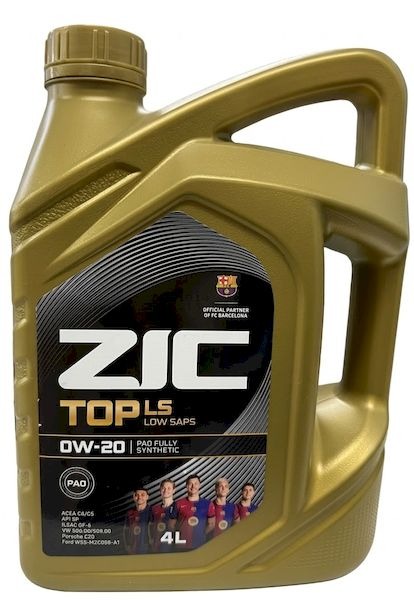 Масло моторное ZIC TOP LS 0W-20 4L Fully Synthetic