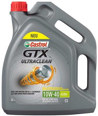 Моторное масло Castrol GTX Ultraclean10W-40 5л