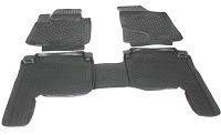 Резиновые коврики салона 60630 Hyundai Santa Fe II (2009-2012)