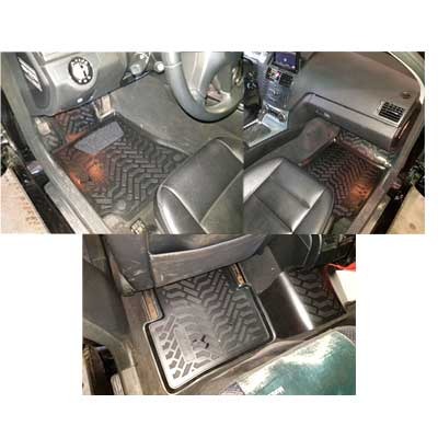 Резиновые коврики Aileron 62542 Mercedes-Benz C-class W204 2007-14