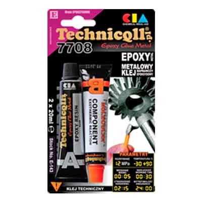 Adeziv epoxid pentru metal Technicqll E-143 2x20ml