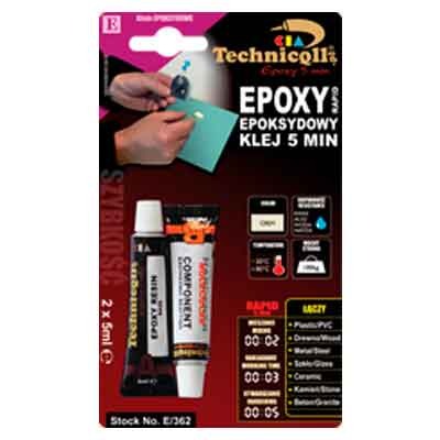 Adeziv epoxid 5 min Technicqll E-362 2x5 ml