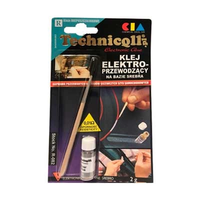 Adeziv conductiv Technicqll R-082 incolor 2 gr.