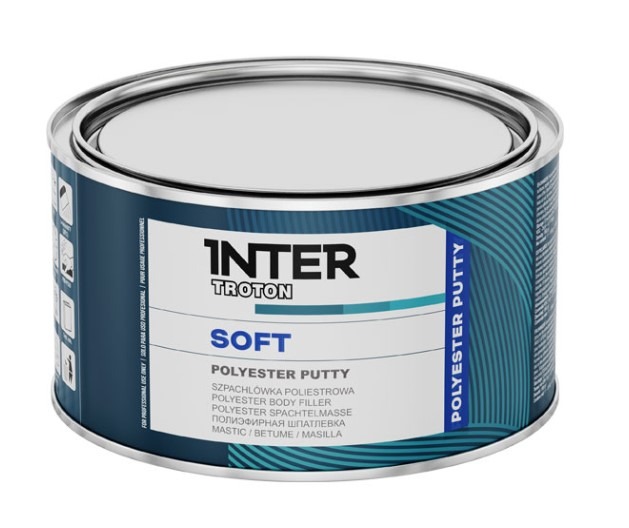 Шпатлевка мягкая полиэфирная INTER TROTON SOFT 400 г