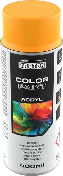 AD SPR ACR PAINT RAL1028 YELLOW 400ML Цветная акриловая краска желтая