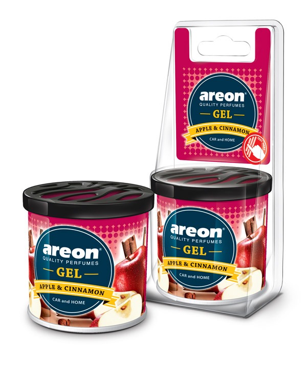 Odorizant Areon Gel Can Blister (Apple & Cinnamon) 1buc.