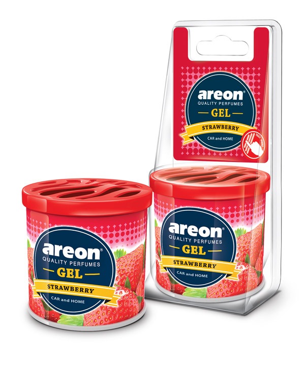 Odorizant Areon Gel Can Blister (Strawberry) 1buc.