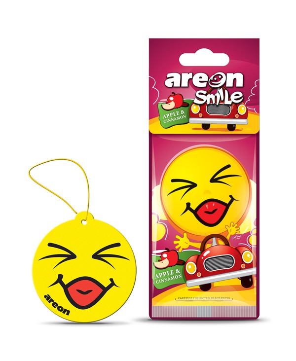 Ароматиз. Areon Smile Dry 1шт. суx (Apple & Cinnamon)