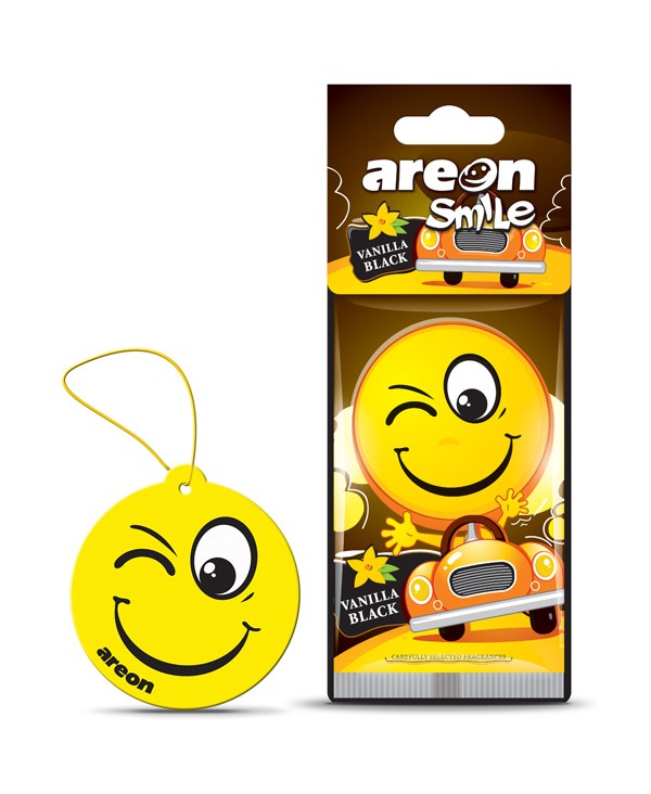 Ароматиз. Areon Smile Dry 1шт. сух. (Vanilla Black)