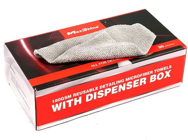 MaxShine 1102222G Microfiber Edgeless Utility Towels-22x22cm