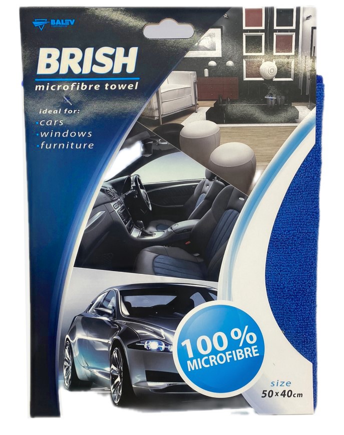 Laveta auto din microfibră BRISH, albastru închis
