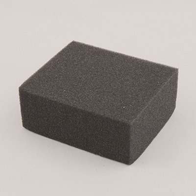 Sponge, soft, black 999038 burete moale negru pentru aplicare diferite produse, 12 x 10 x 5 cm.