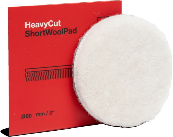 9998346 Heavy Cut Short Wool Pad (шерстяной) 80mm Меховой круг для глубоких царапин