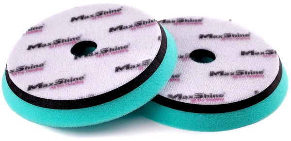 MaxShine 2071148GW Low Profile Green Foam Cutting Pad - Rubber Backed 5 inch