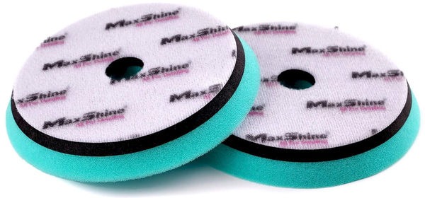MaxShine 2071170GW Low Profile Green Foam Cutting Pad - Rubber Backed 6 inch