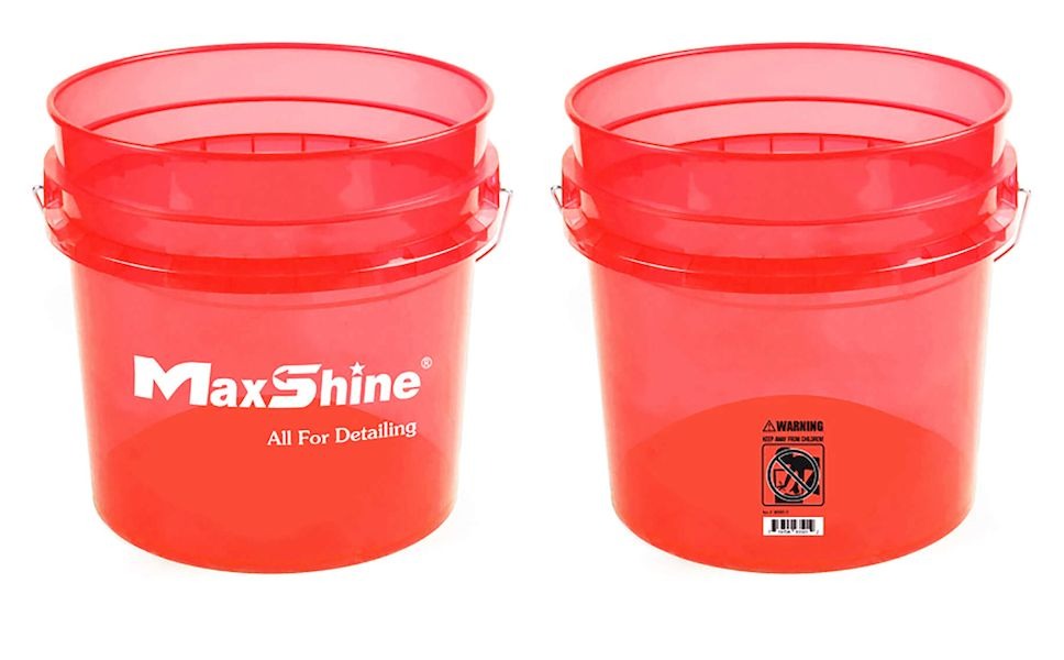 MaxShine MSB001-R Detailing Bucket -Transparent