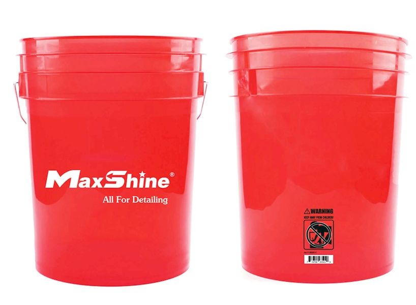 MaxShine MSB002-R Detailing Bucket -Transparent