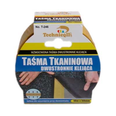 Banda adeziva pe doua fete Technicqll T-246 10m x 50mm