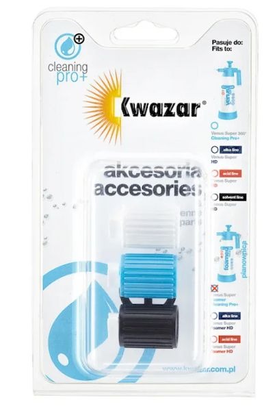 WAT.1267 Set of 3 foam endings for Venus Super Foamer HD Alka Line blister Set de duze pentru spumare