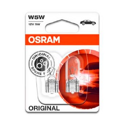 Автолампы Osram Original W5W 12V 5W 2825-02B