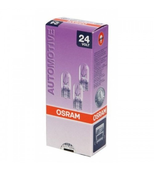 Автолампа OSRAM 24V W5W W2.1x9.5d (2845)