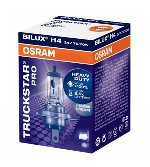 Bec auto OSRAM H4 TRUCKSTAR PRO 24V 75/70W P43t (64196TSP)