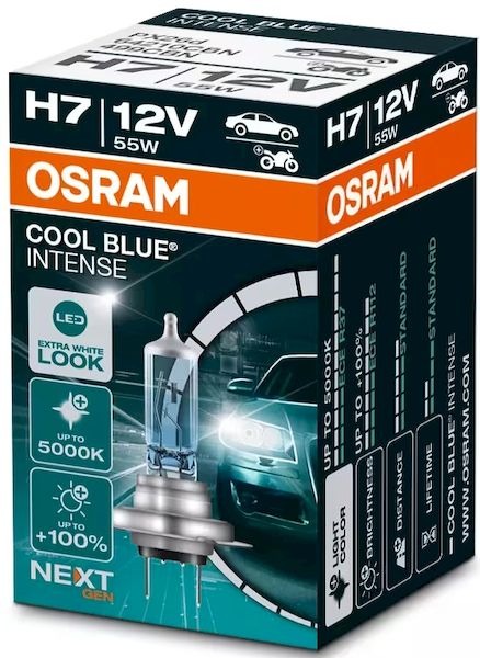 Bec auto Osram 64210 CBN 55W 12V PX26D 10 H7