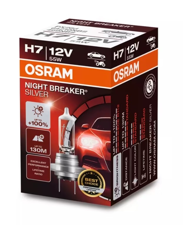 Bec auto Osram 64210 NBS 55W 12V PX26D H7