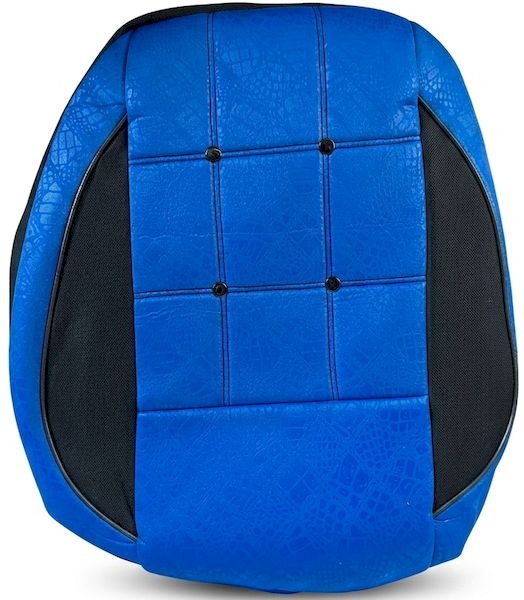 Huse pentru scaune Ecostar 1+1 cu nasturi (Albastru)