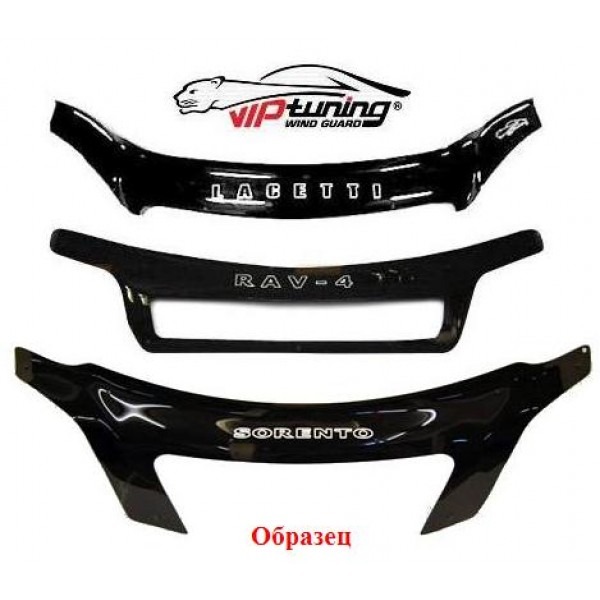 Дефлектор капота (Мухабойка) для Peugeot 307 с 2001-2005 г.в.(до ресталинга)