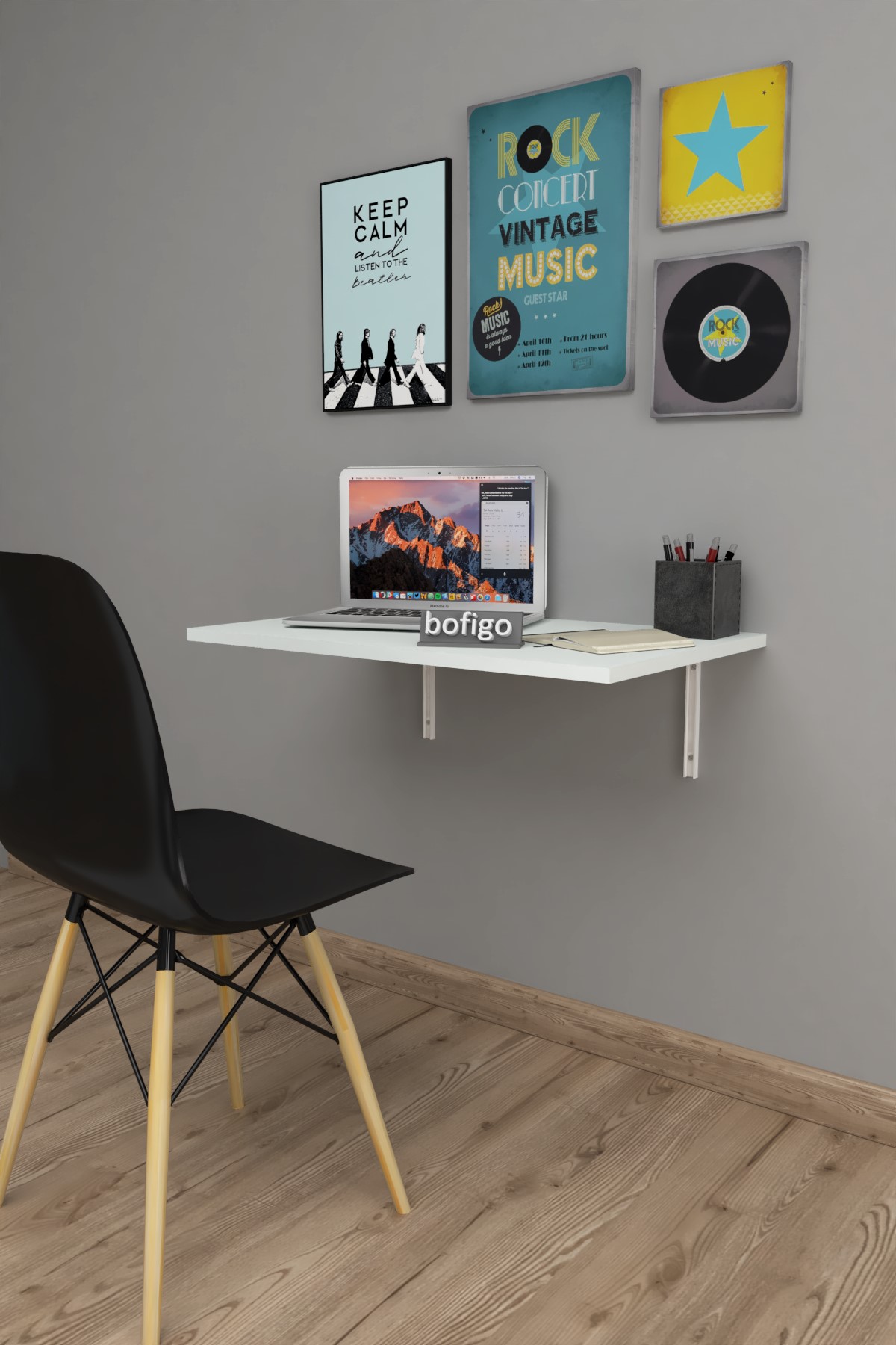  Настенный столик Nex Home 72 x 45см, Белый