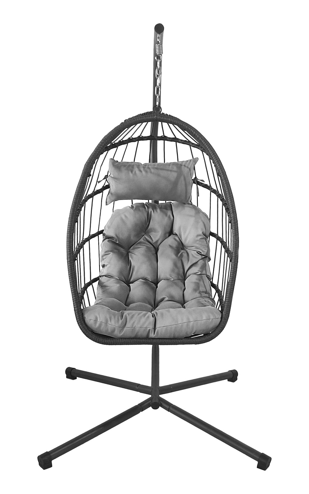  Колыбелька Jumi Nest, с подставкой в ​​комплекте, подушка в комплекте, складная, Серый